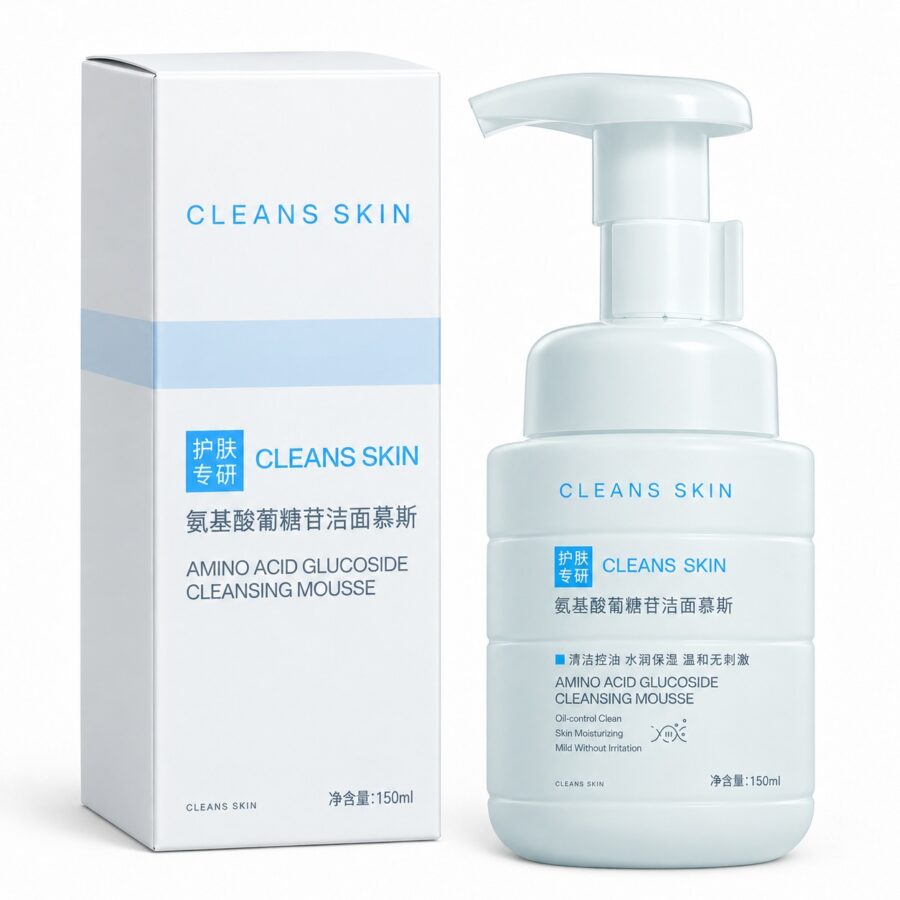 CLEANS SKIN — очищающий мусс с аминокислотами и глюкозидами, 150 мл — фото 4