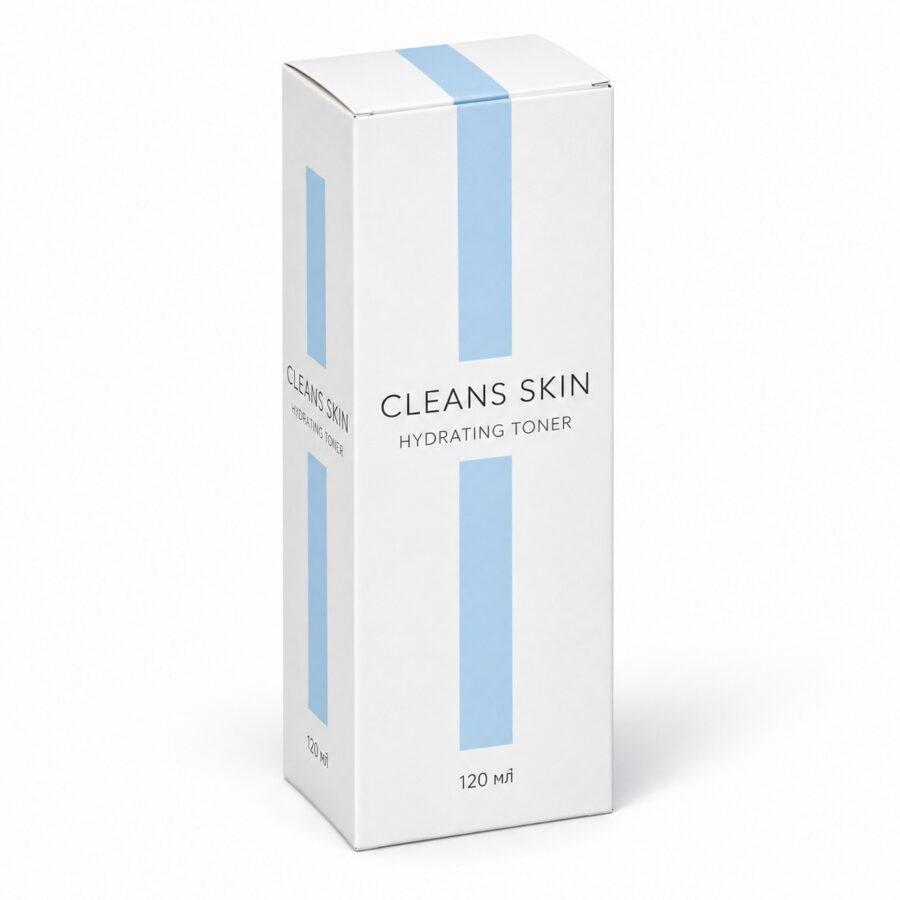 CLEANS SKIN — увлажняющий тонер с растительными экстрактами, 120 мл — фото 4